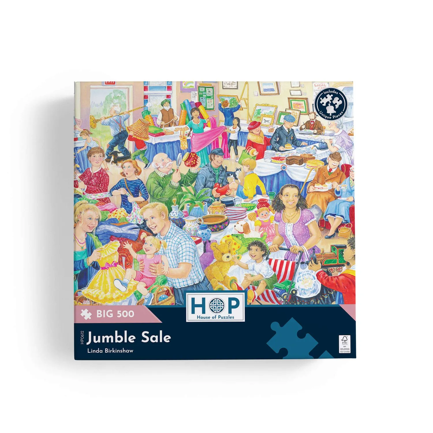 House of Puzzles BIG Jumble Sale puslespil 500 brikker lopper