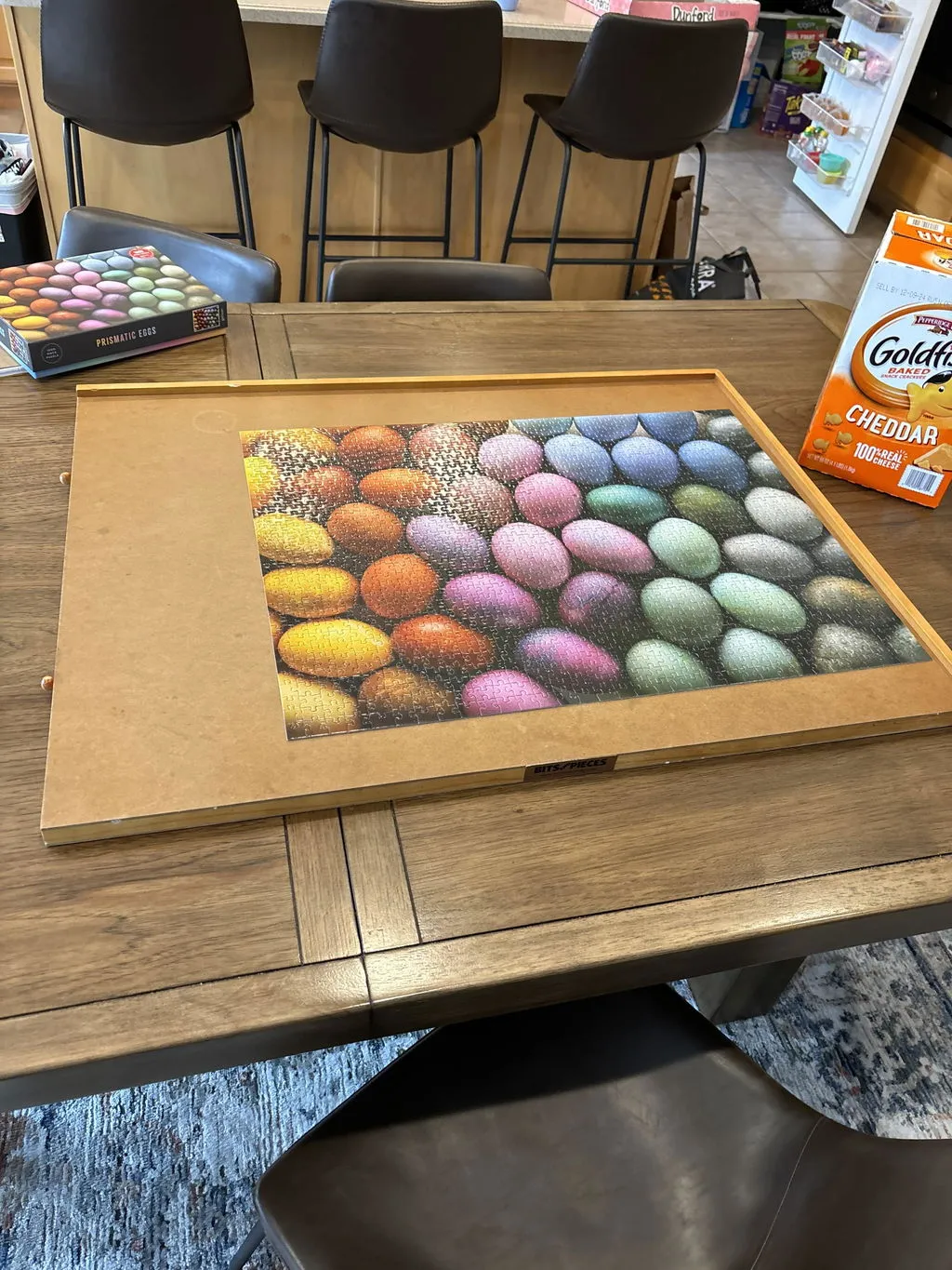 Galison Prismatic Eggs puslespil 1000 brikker påskeæg