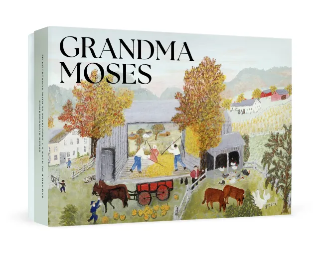 Pomegranate Grandma Moses brevkortsæt landskaber