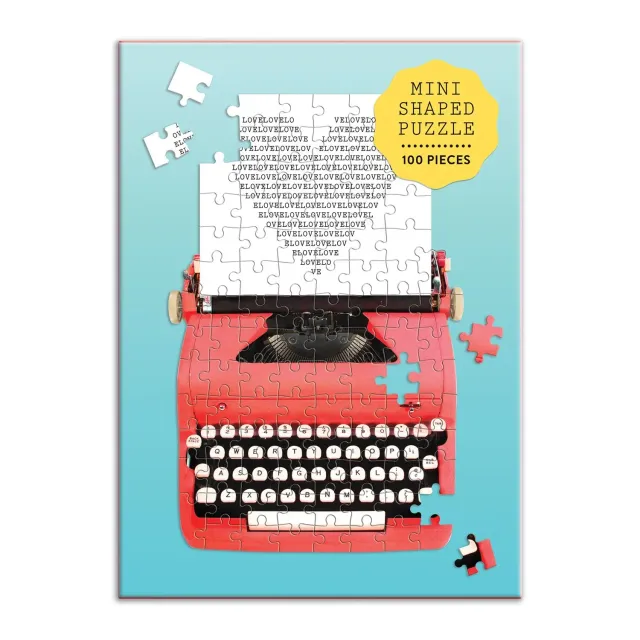 Good Puzzle Co. Just My Type skrivemaskine minipuslespil 100 brikker
