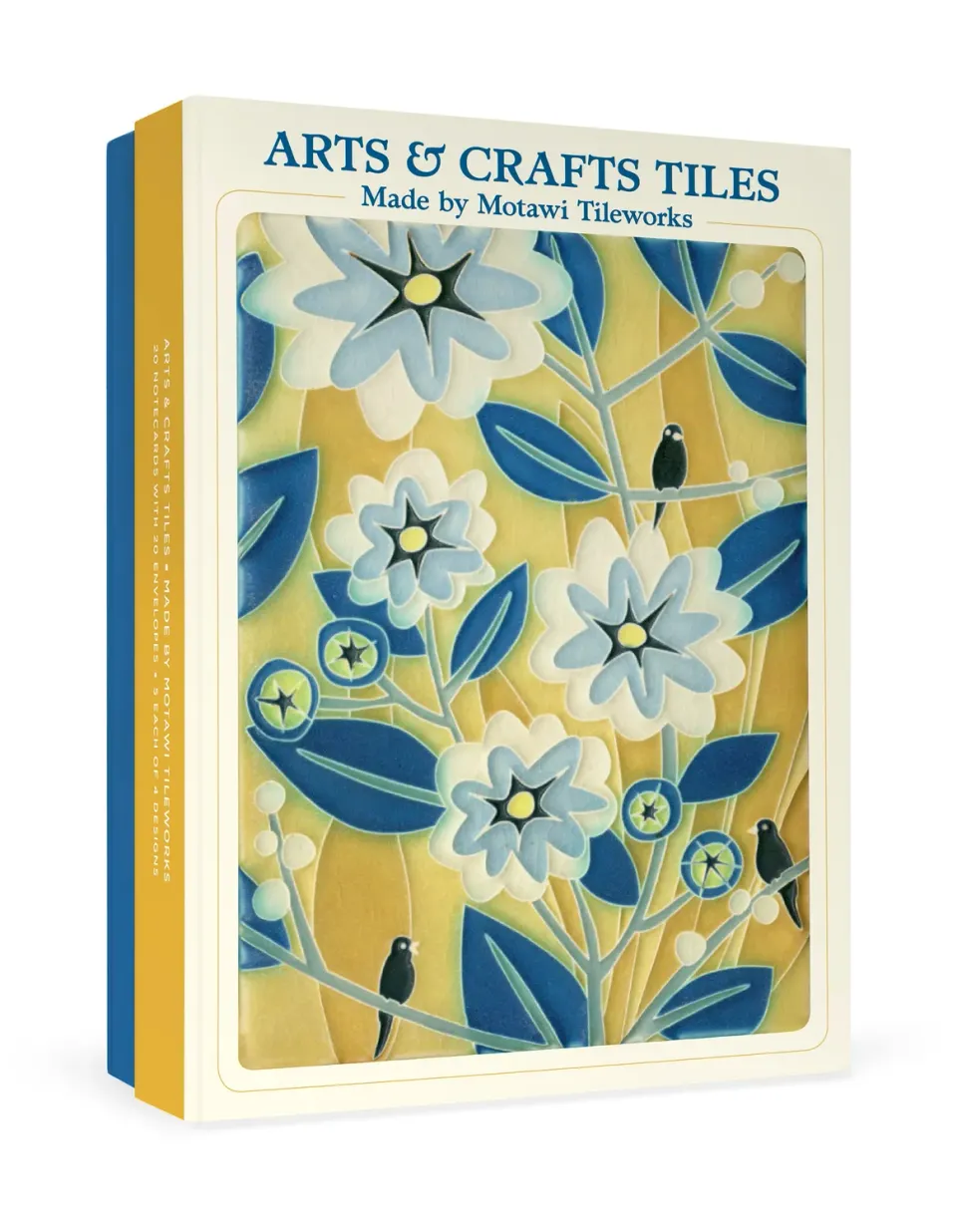 Pomegranate Arts & Crafts Tiles kortæske 20 stk blomster