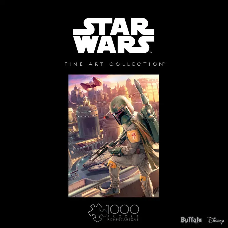 Buffalo Games Star Wars Fine Art Boba Fett puslespil 1000 brikker kunst