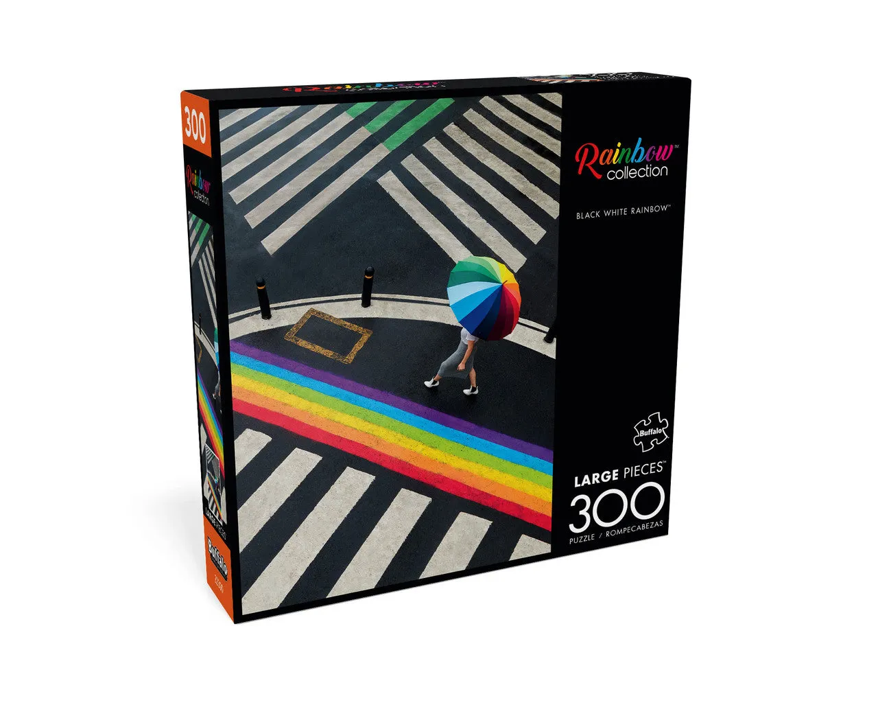 Rainbow Series Black White Rainbow puslespil 300 brikker