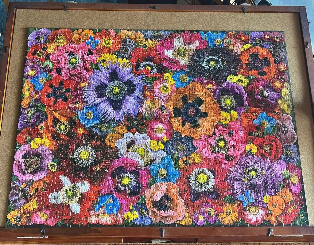Good Puzzle Co Bees in the Poppies puslespil 1000 brikker