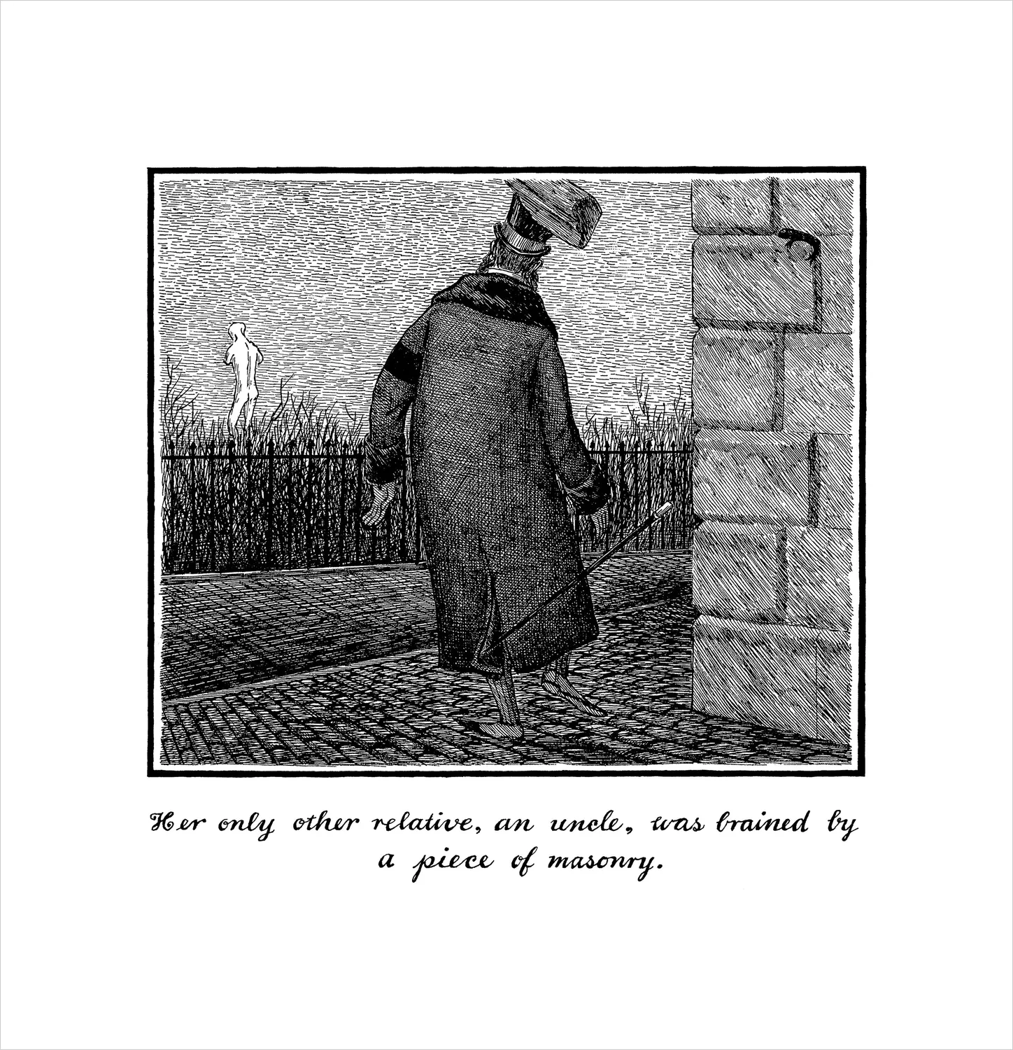 Pomegranate Edward Gorey The Hapless Child bog illustreret