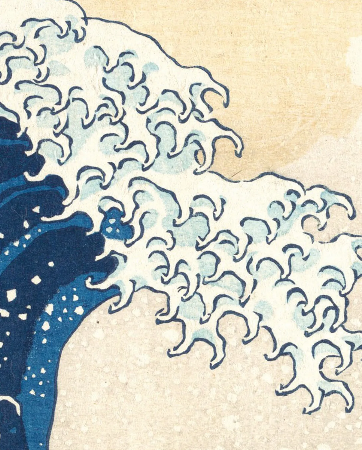 Pomegranate Hokusai Great Wave bogmærke