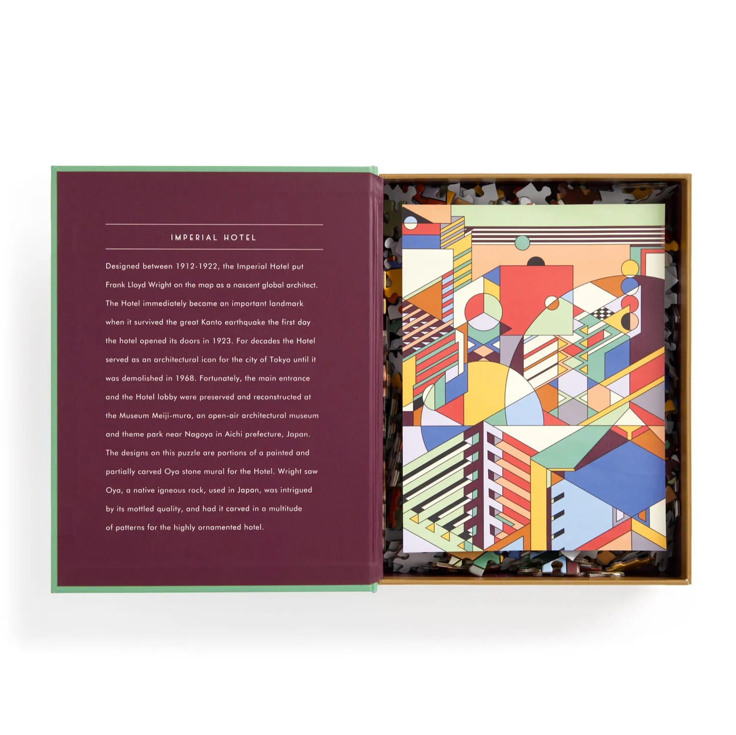 Good Puzzle Co. Frank Lloyd Wright Imperial Hotel puslespil 500 bog