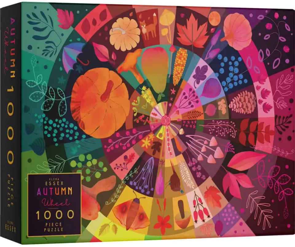 Elena Essex Autumn Wheel puslespil 1000 brikker efterår