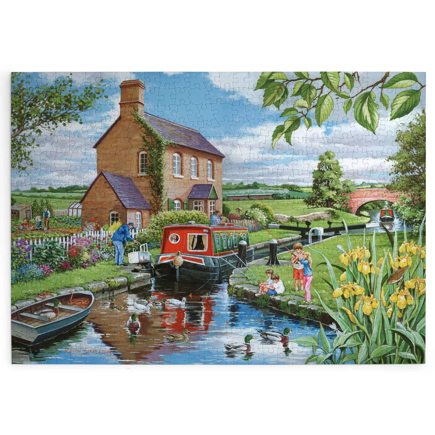 House of Puzzle Keepers Cottage puslespil 500 brikker hus