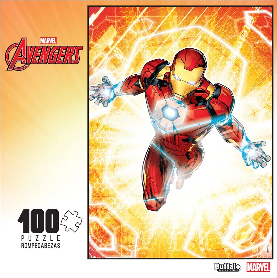 Buffalo Games Marvel Iron Man puslespil 100 brikker børn