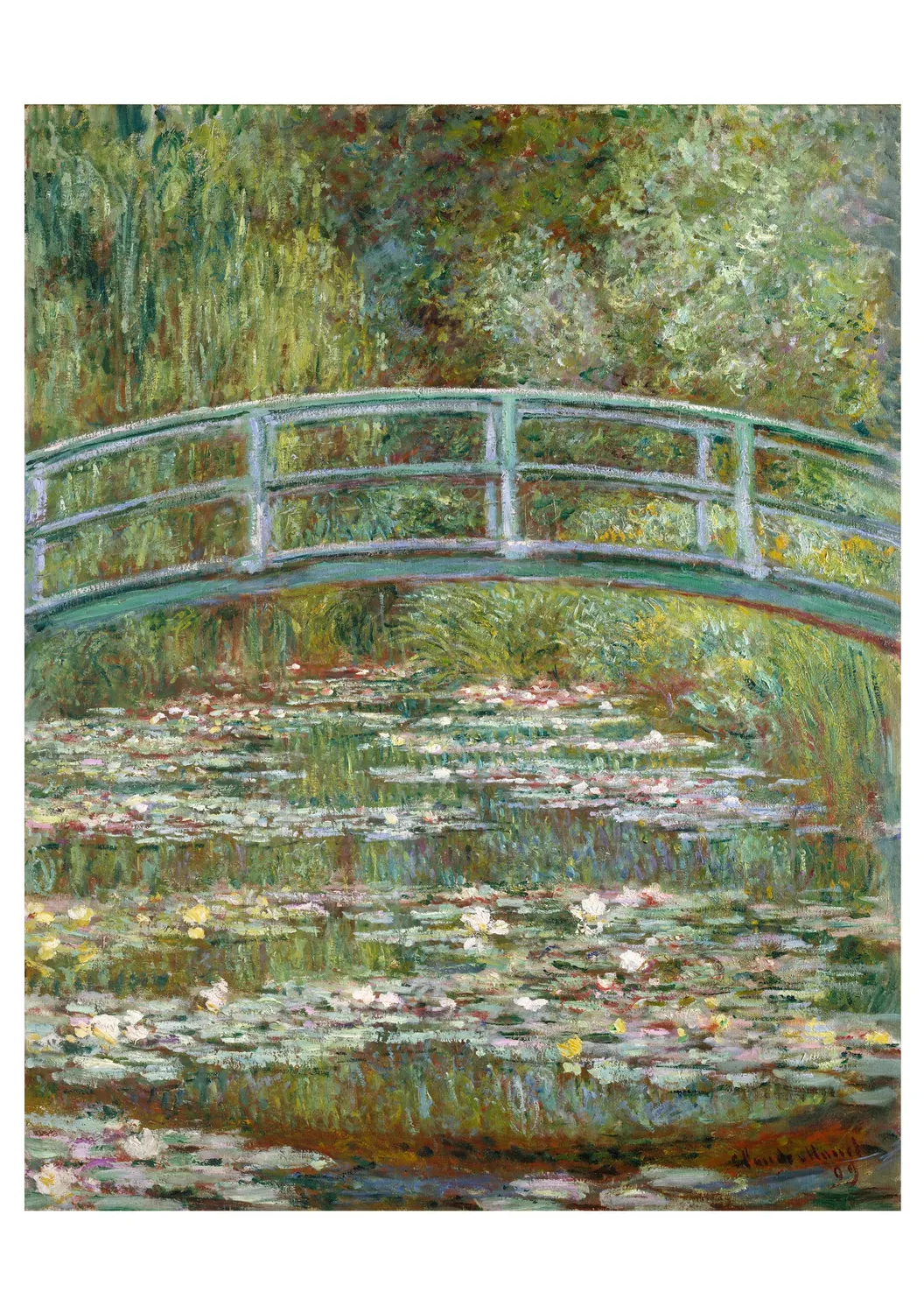 Pomegranate Claude Monet Water Lilies kortæske 20 kort