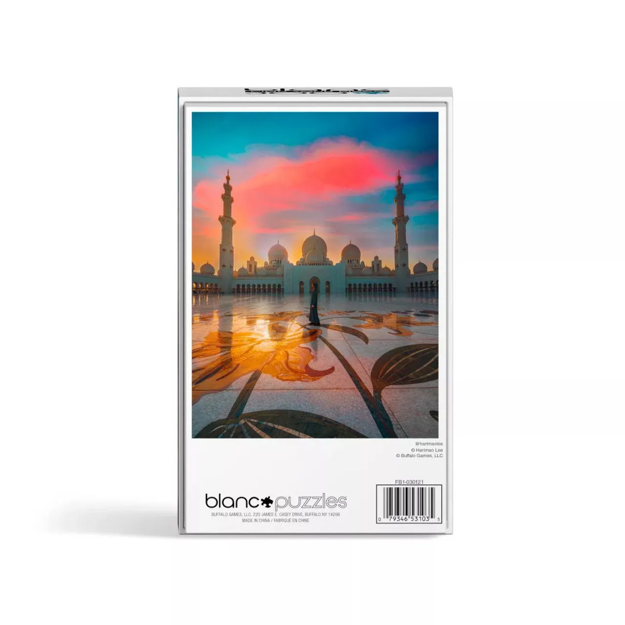 Buffalo Games Blanc Sunset Abu Dhabi Mosque puslespil 300 brikker
