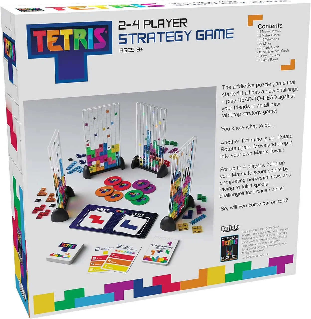 Buffalo Games Tetris strategispil 2-4 spillere bordspil