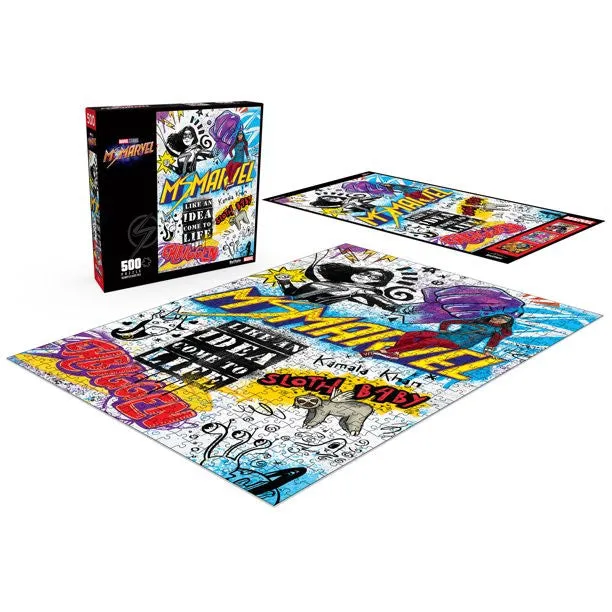 Buffalo Games Ms. Marvel puslespil 500 brikker superhelt
