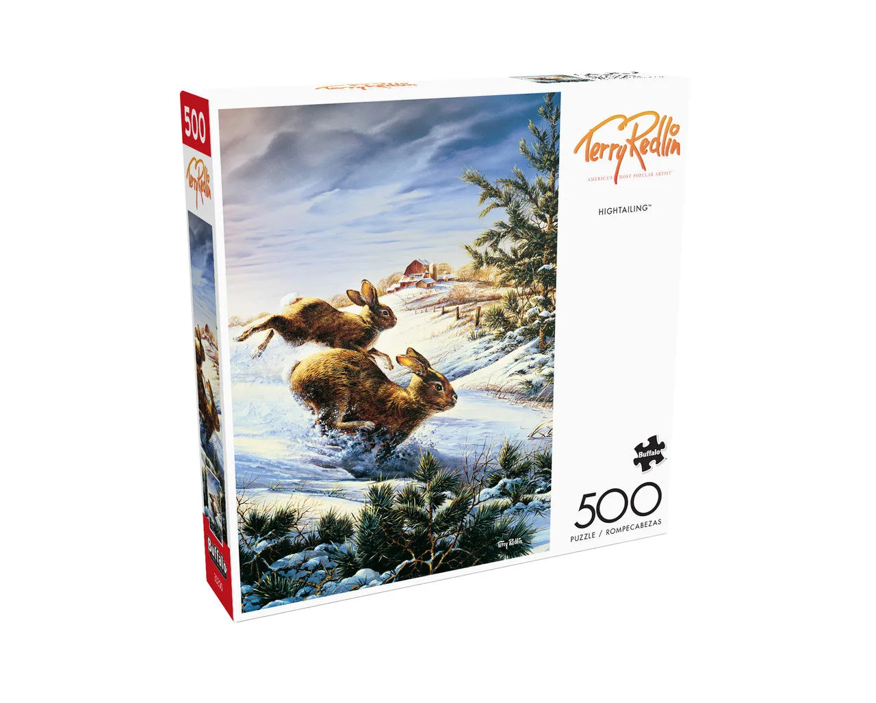 Buffalo Games Terry Redlin Hightailing puslespil 500 brikker vinter
