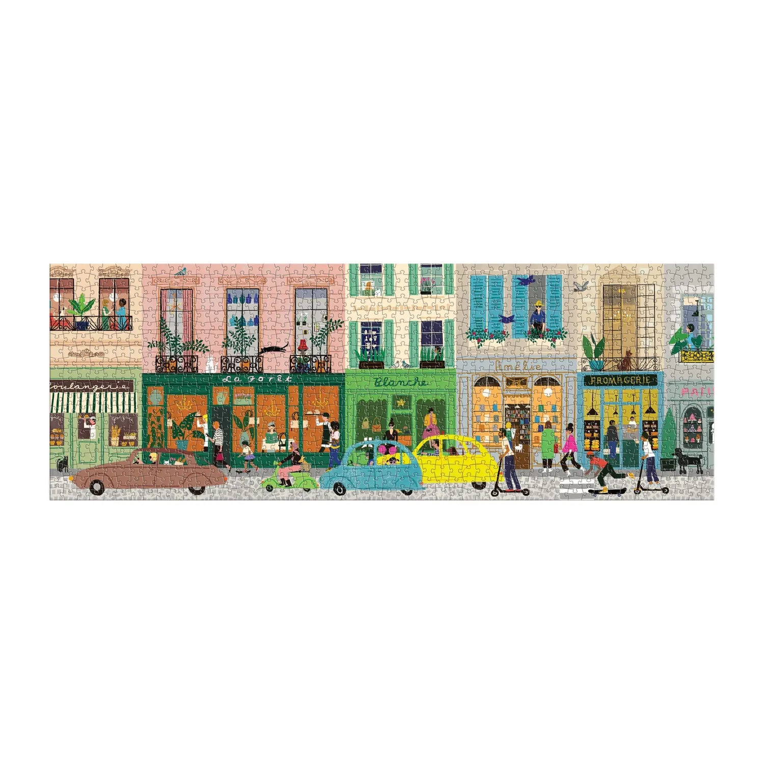 Galison Parisian Life puslespil 1000 brikker panorama Paris