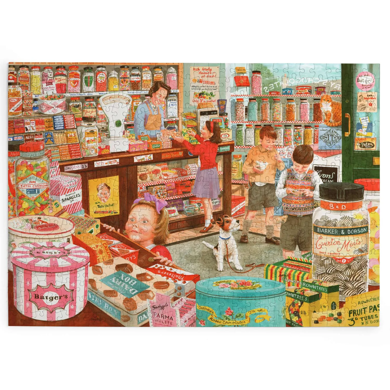 House of Puzzle BIG Thrupenny Bits puslespil 500 store brikker