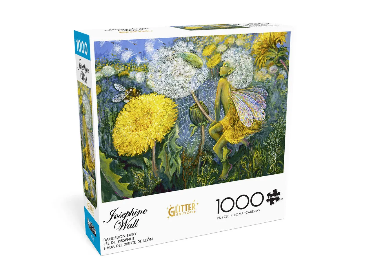 Buffalo Games Dandelion Fairy puslespil 1000 brikker glitter