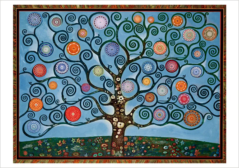 Pomegranate Paul Heussenstamm Mandala Trees kortæske mandala