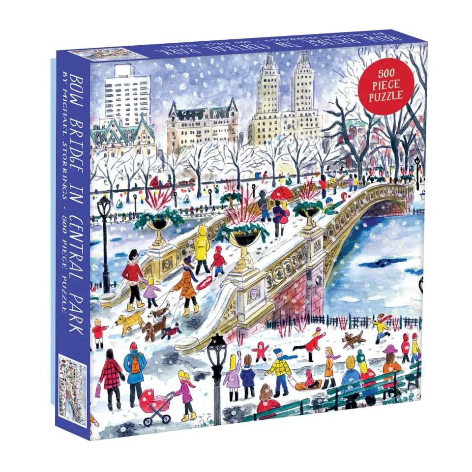 Galison Michael Storrings Bow Bridge puslespil 500 brikker jul