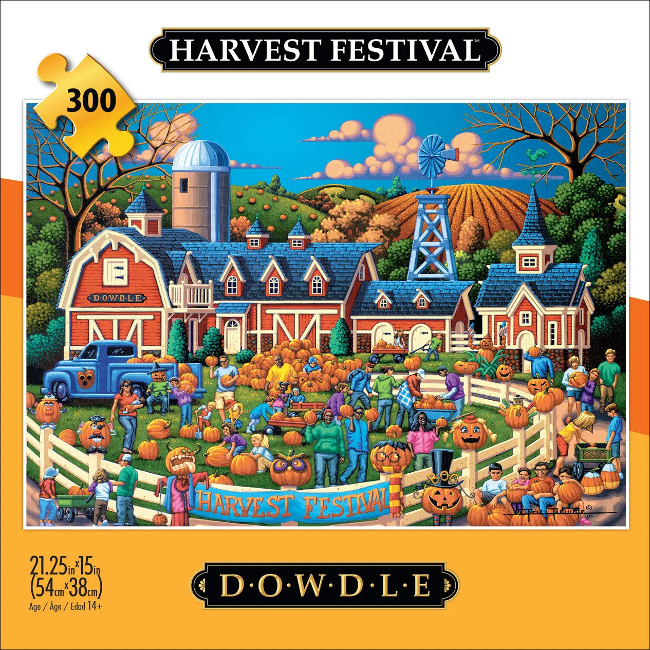 Buffalo Games Eric Dowdle Harvest Festival puslespil 300 brikker efterår