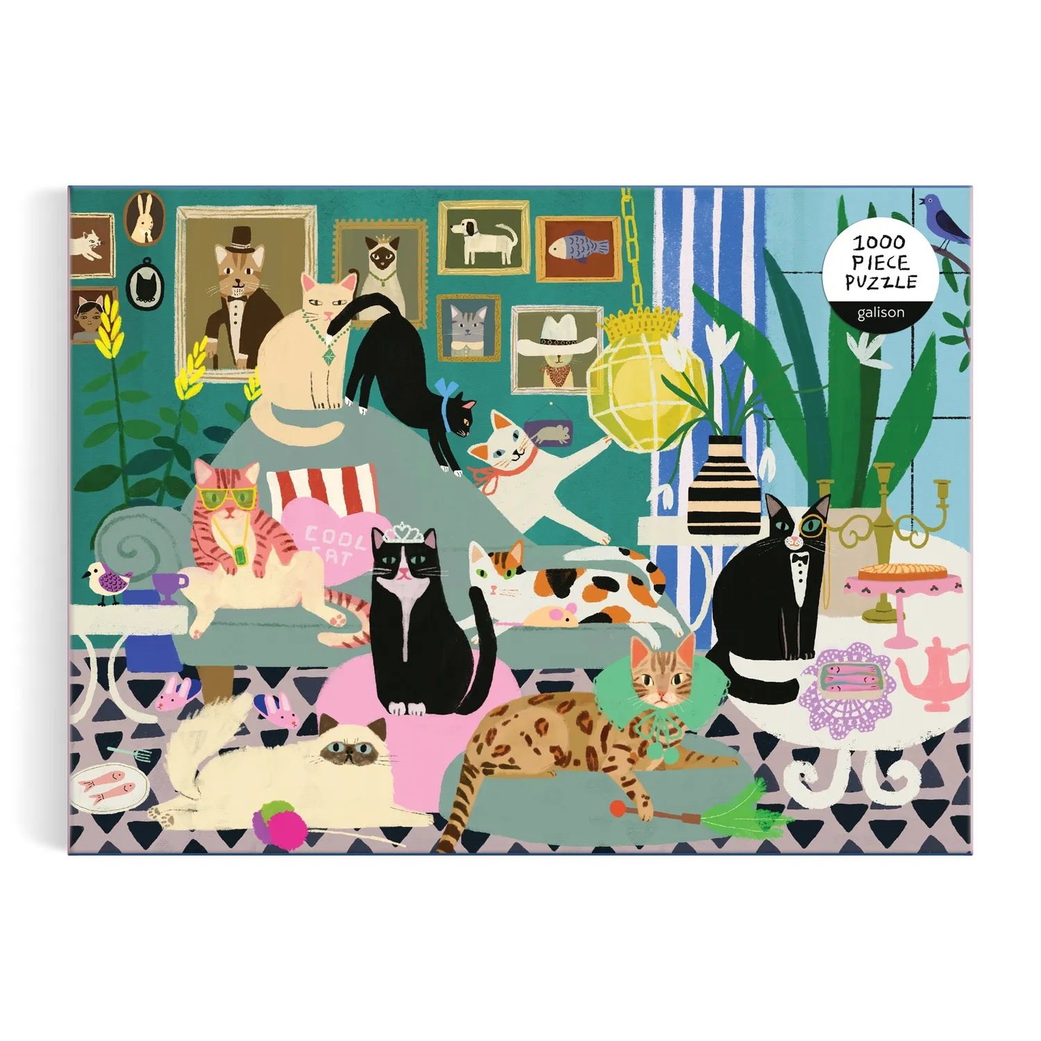 Good Puzzle Co. Glamour Cats 1000 puslespil katte