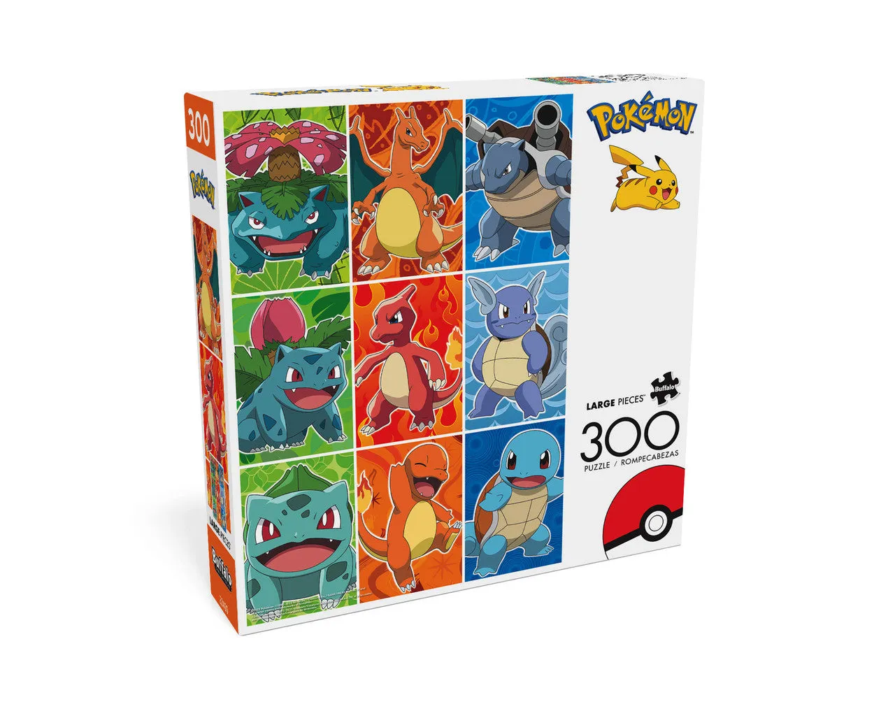 Buffalo Games Pokemon Kanto First Partner puslespil 300 store brikker