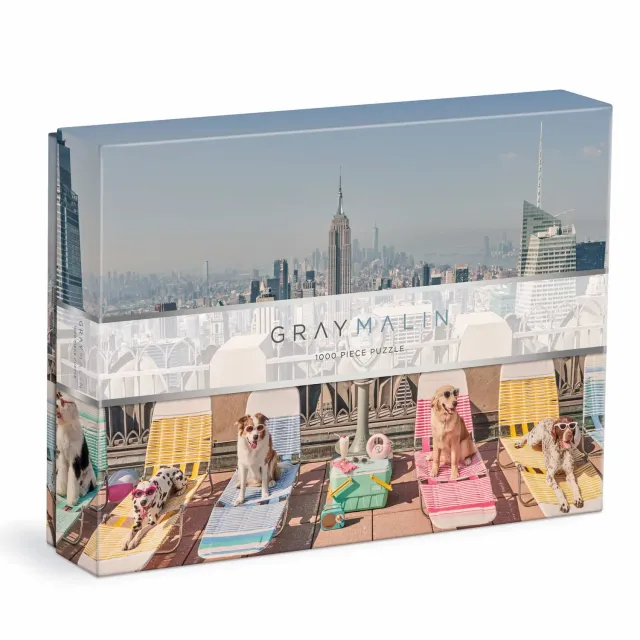Good Puzzle Co. Dogs New York puslespil 1000 brikker hunde