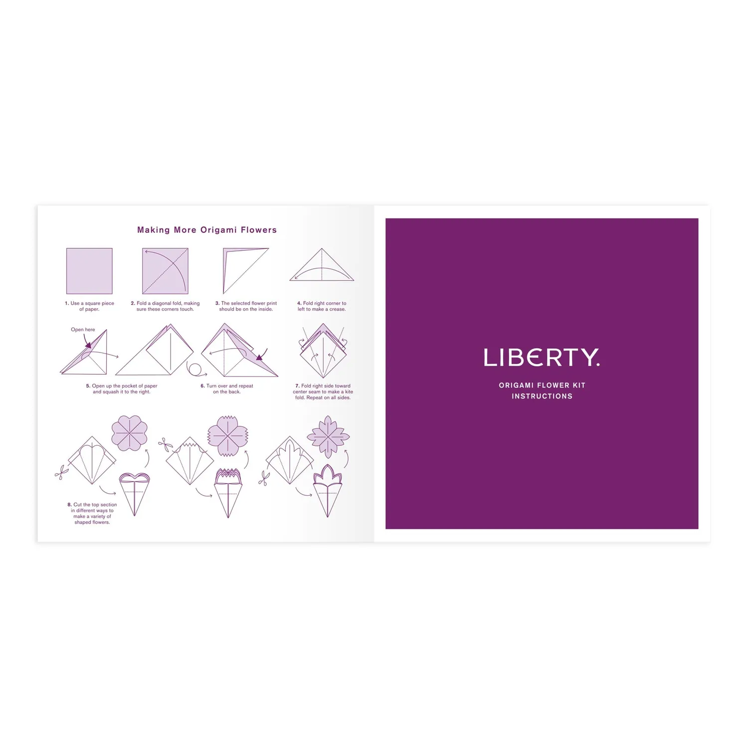 Galison Liberty Classic Floral origamisæt 75 ark blomster