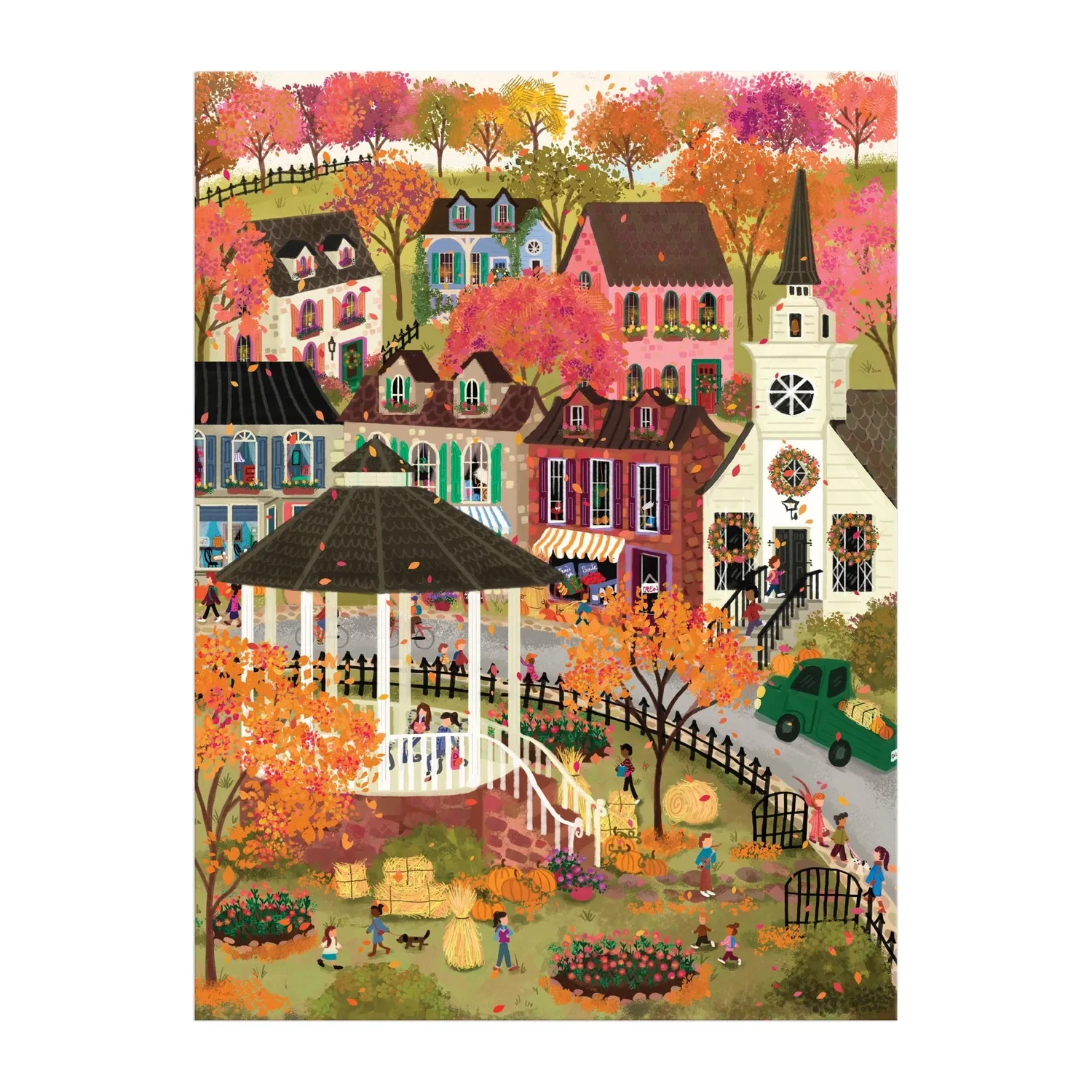 Good Puzzle Co. Joy Laforme Falls Hollow puslespil 1000 brikker efterår