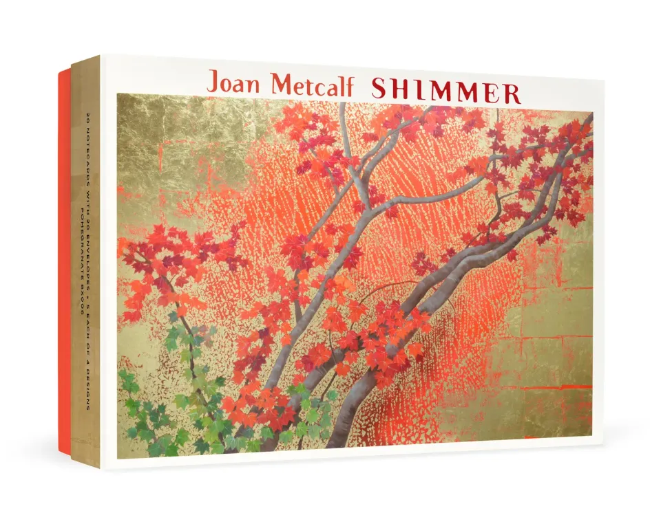 Pomegranate Joan Metcalf Shimmer kortæske blomster