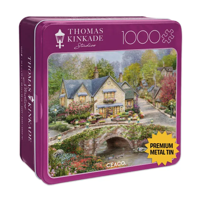 Buffalo Games Summer Cobblestone Village puslespil 1000 dåse