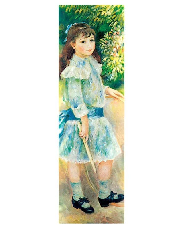 Pomegranate Renoir Girl with a Hoop bogmærke impressionisme