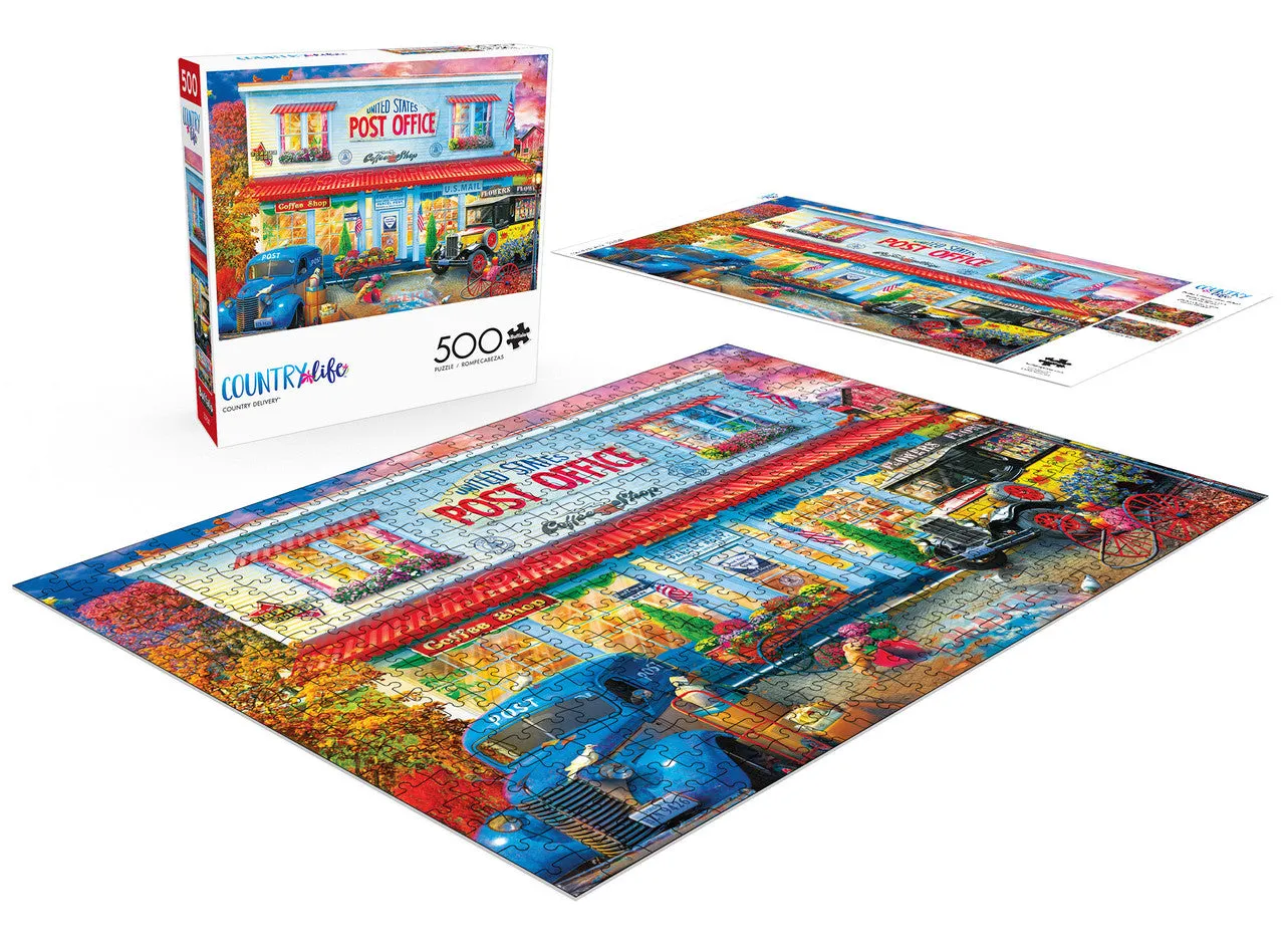 Buffalo Games Country Life Country Delivery puslespil 500 brikker efterår