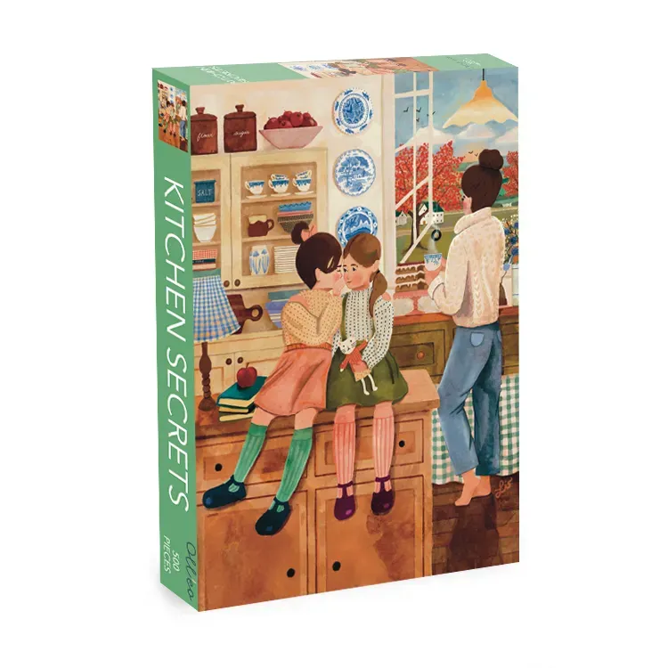 Olleo Kitchen Secrets puslespil 500 brikker køkkenhygge