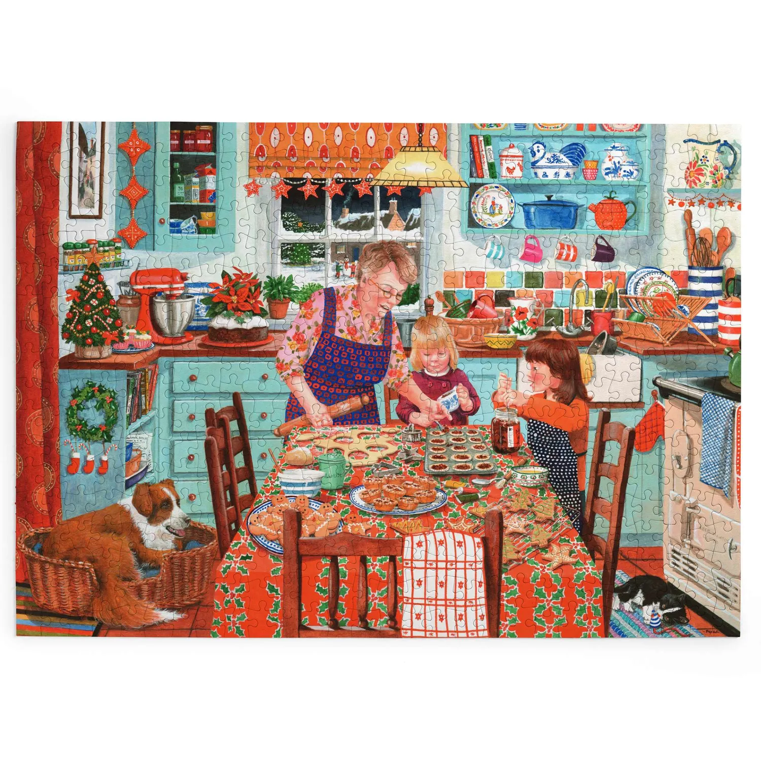 House of Puzzles BIG 500 Festive Fancies puslespil jul