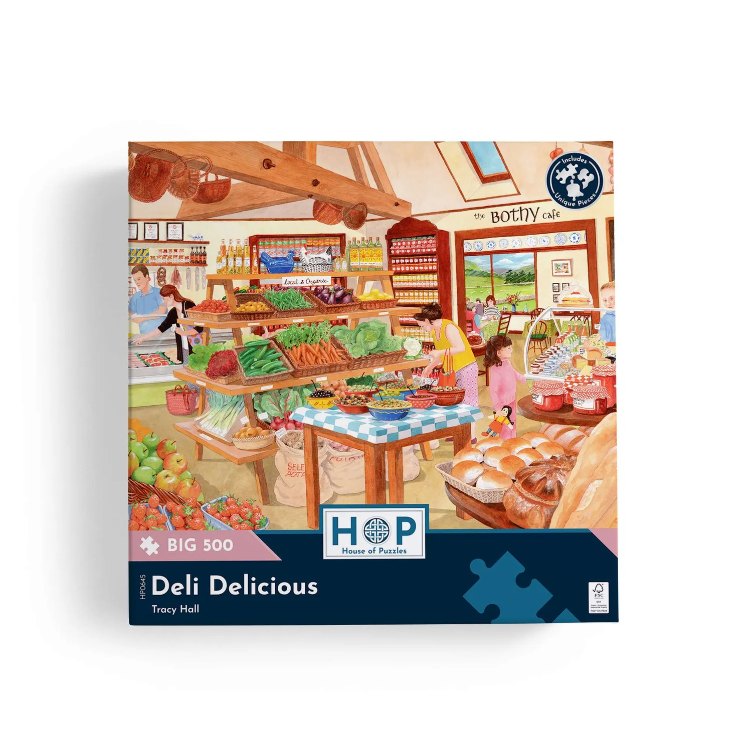 House of Puzzle BIG Deli Delicious puslespil 500 store brikker