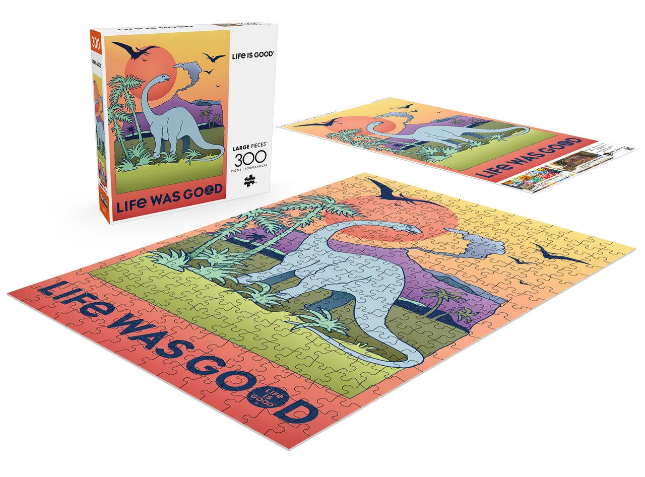 Buffalo Games Life Was Good puslespil 300 store brikker dino