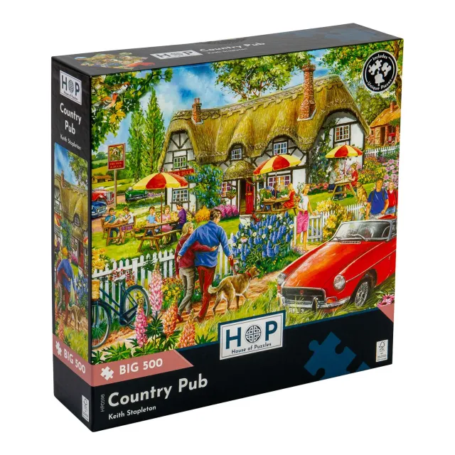 House of Puzzle Country Pub puslespil BIG 500 kro