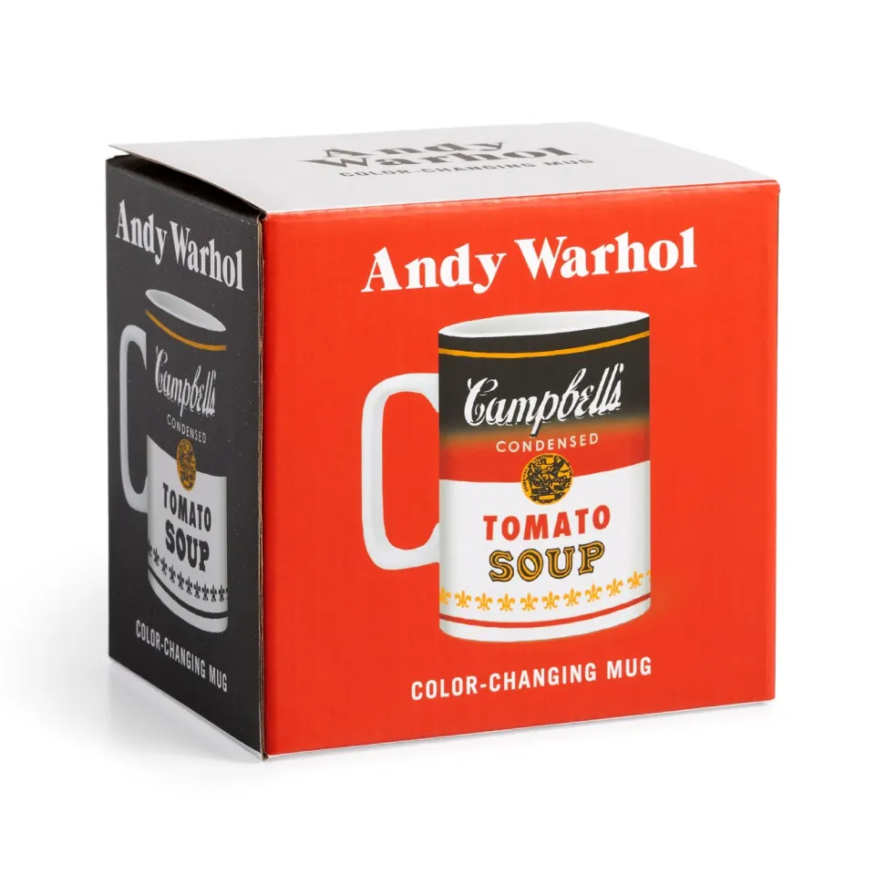Galison Andy Warhol Soup Can krus farveskift keramik