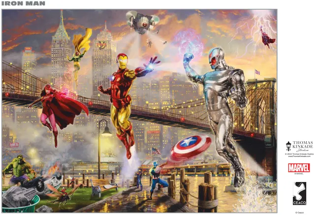 Buffalo Games Silver Select Iron Man puslespil 1000 brikker Marvel