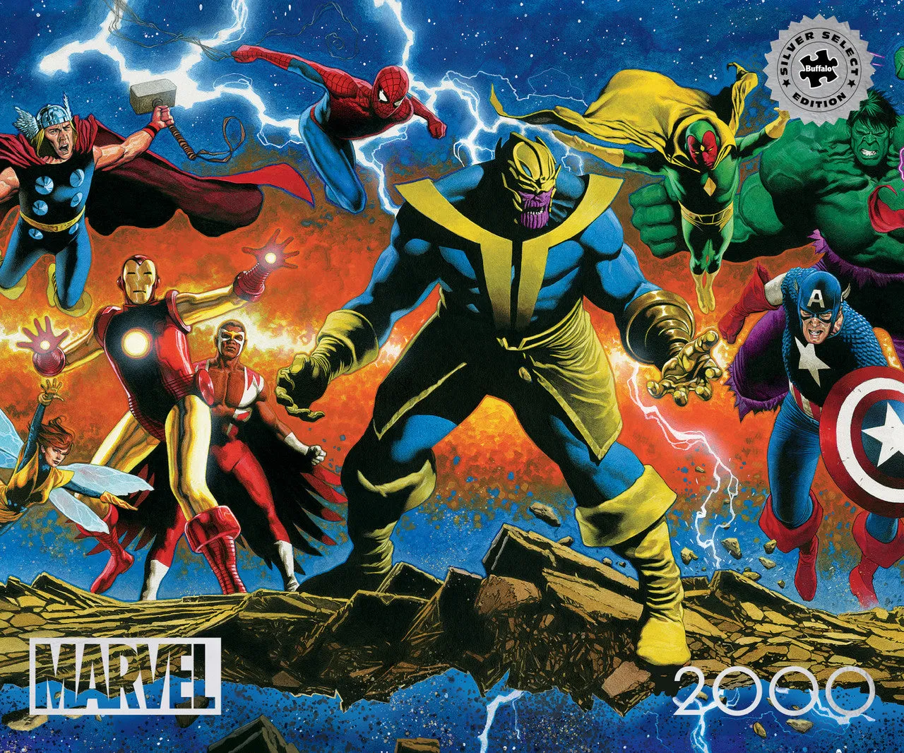 Buffalo Games Marvel Thanos Legacy puslespil 2000 brikker tegneserie