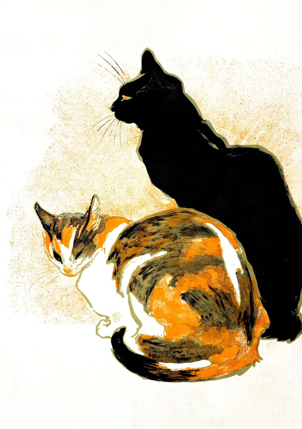 Pomegranate Black Cats kortæske sorte katte humor