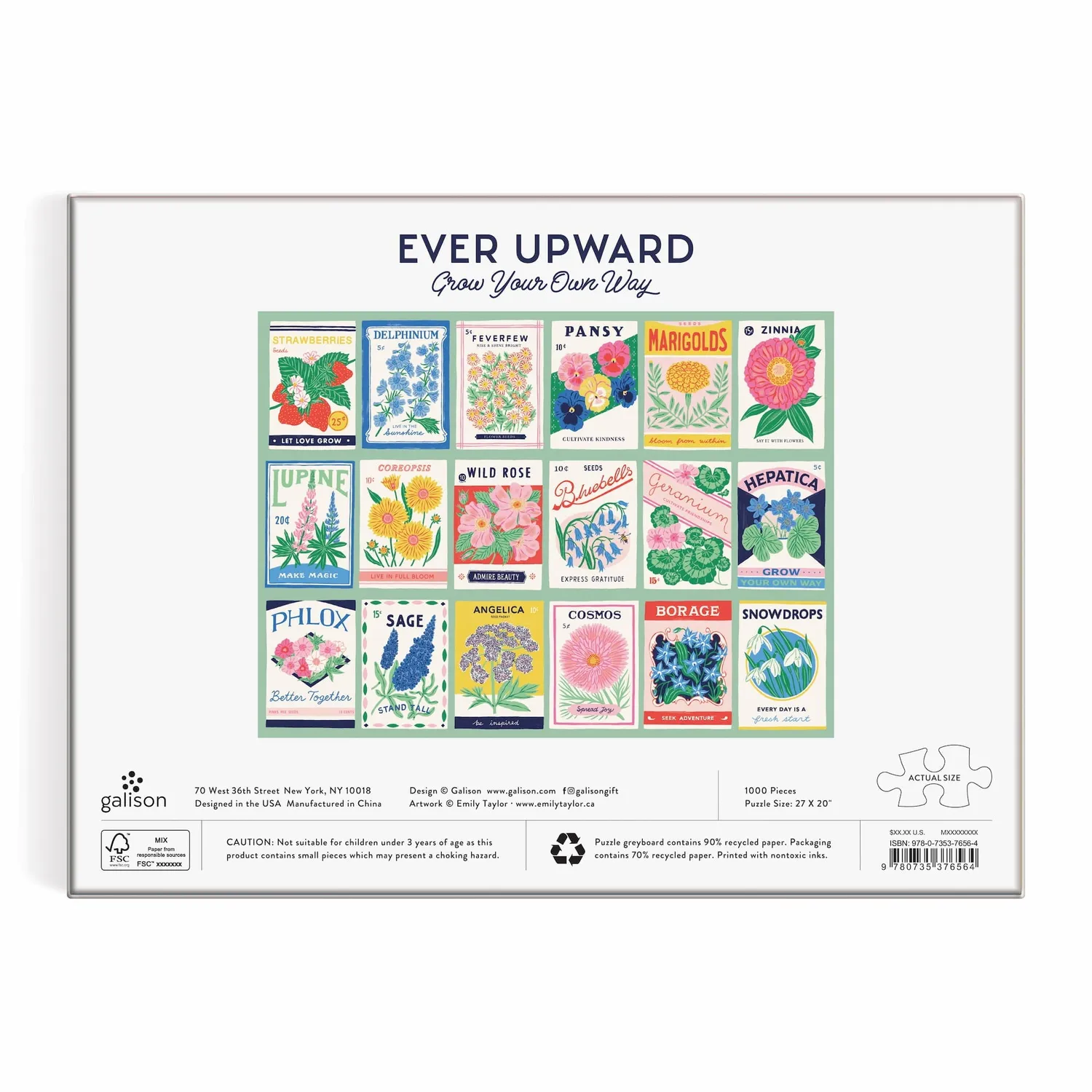 Good Puzzle Co. Ever Upward Grow Your Own Way puslespil 1000 brikker