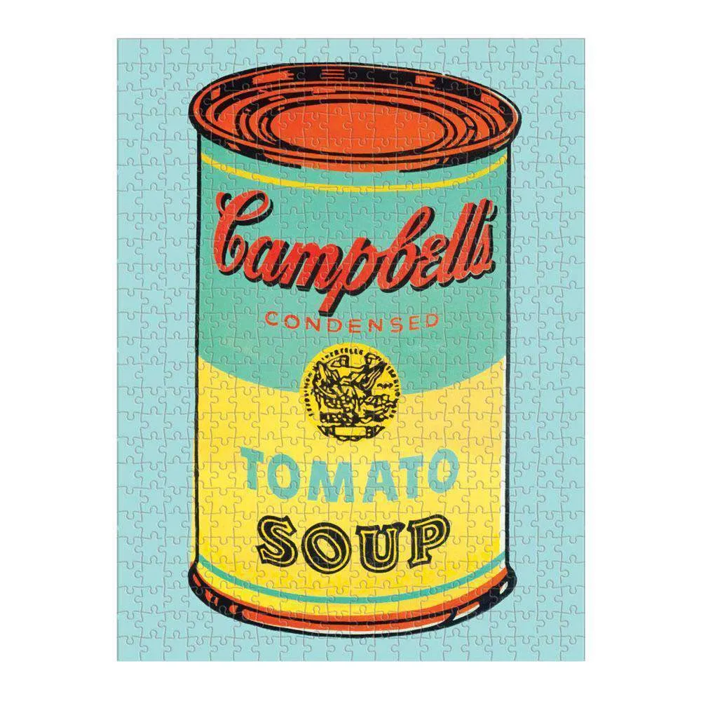 Galison Andy Warhol Soup Can puslespil 500 brikker dobbeltsidet