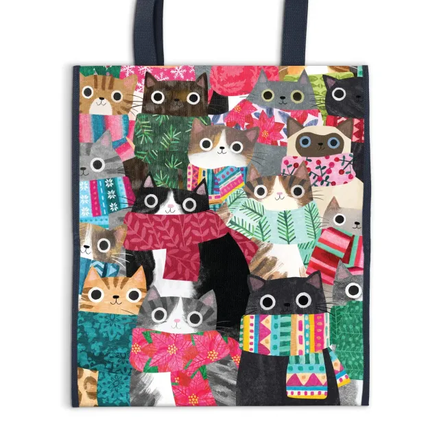 Good Puzzle Co. Wintry Cats genanvendelig pose kattemotiv