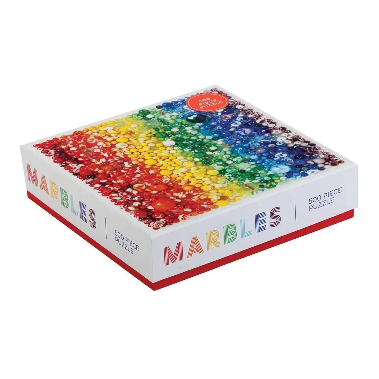 Good Puzzle Co. Rainbow Marbles puslespil 500 brikker rund