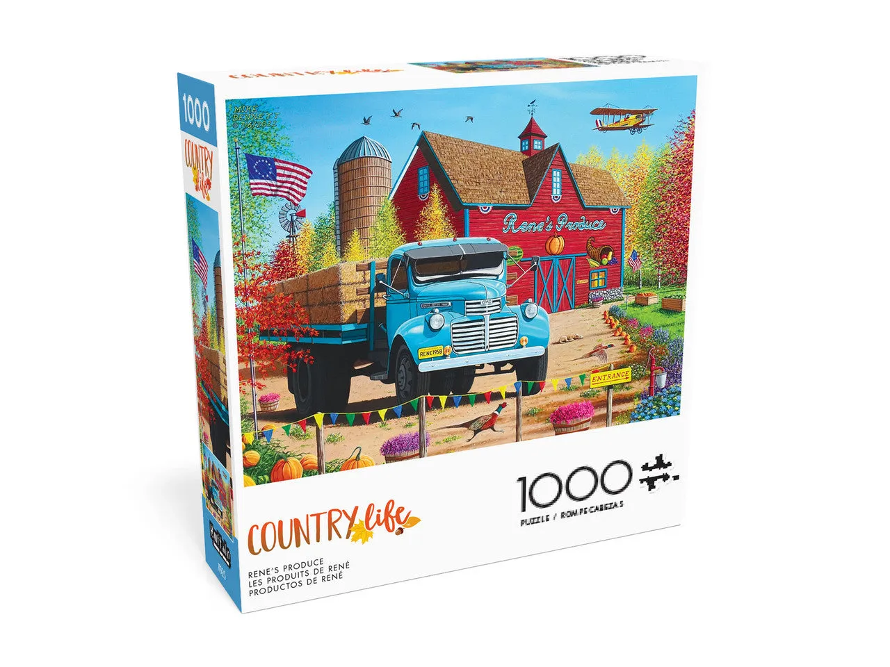 Buffalo Games Country Life Renes Produce puslespil 1000 brikker lade