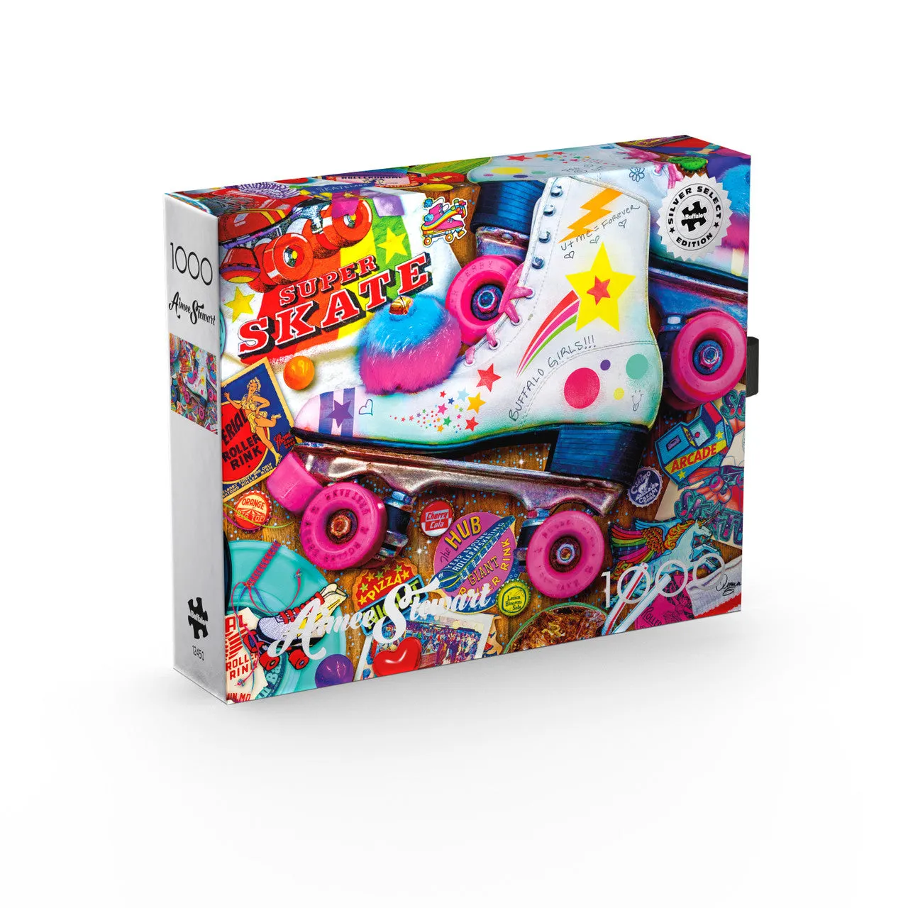Buffalo Games Silver Select Skate Night 1000 puslespil retro