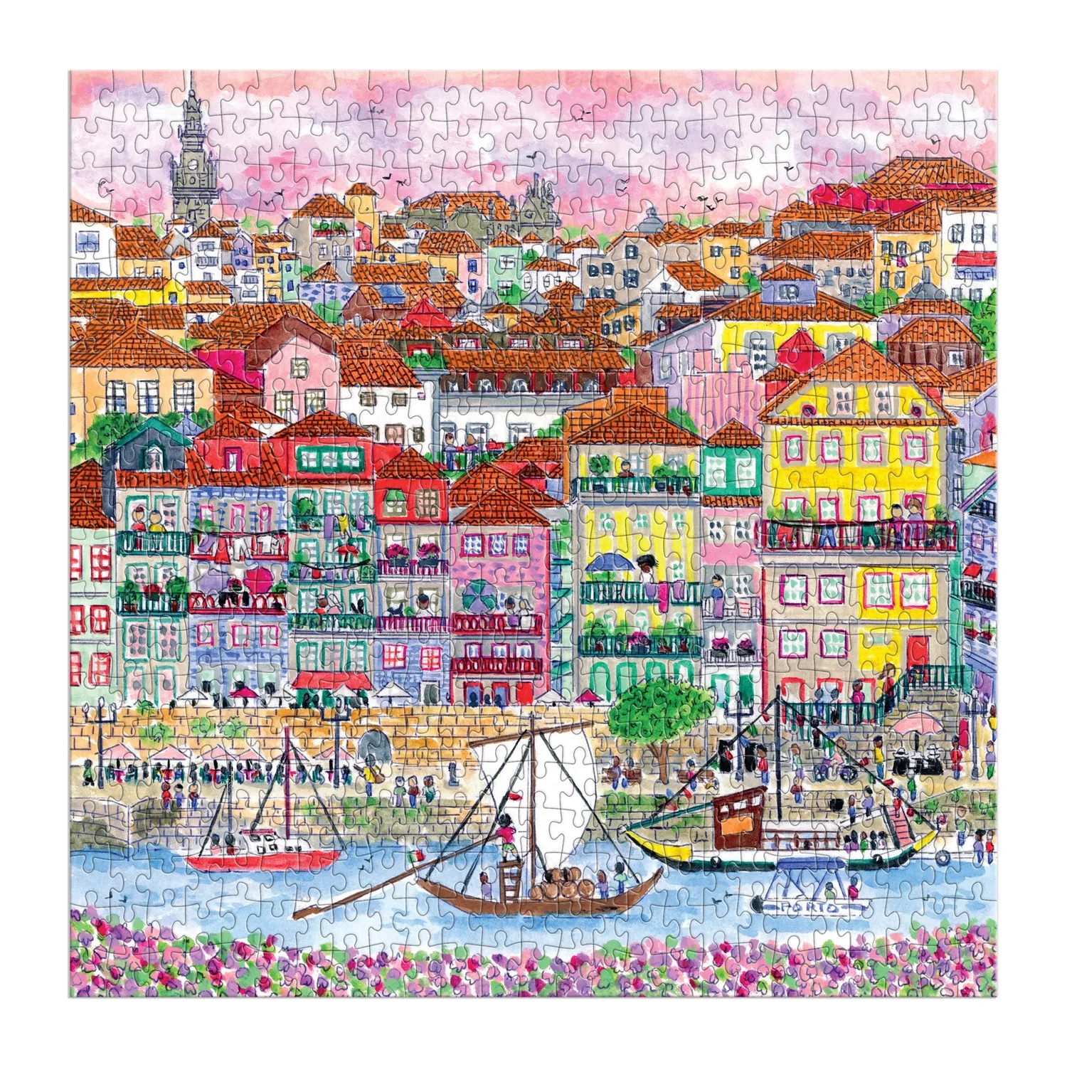 Galison Michael Storrings Colors of Porto puslespil 500 brikker